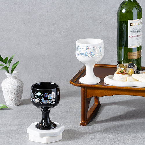 SSUIGO — Couple Wine Glasses with Mother-of-Pearl Inlay