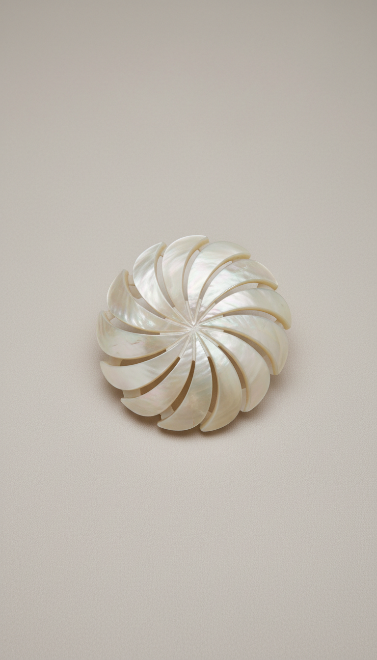 Mother-Of-Pearl Hair Ornament